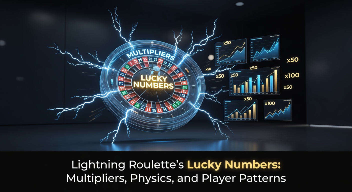 Lightning Roulette Tisch mit leuchtenden Lucky Numbers und Multiplikatoren