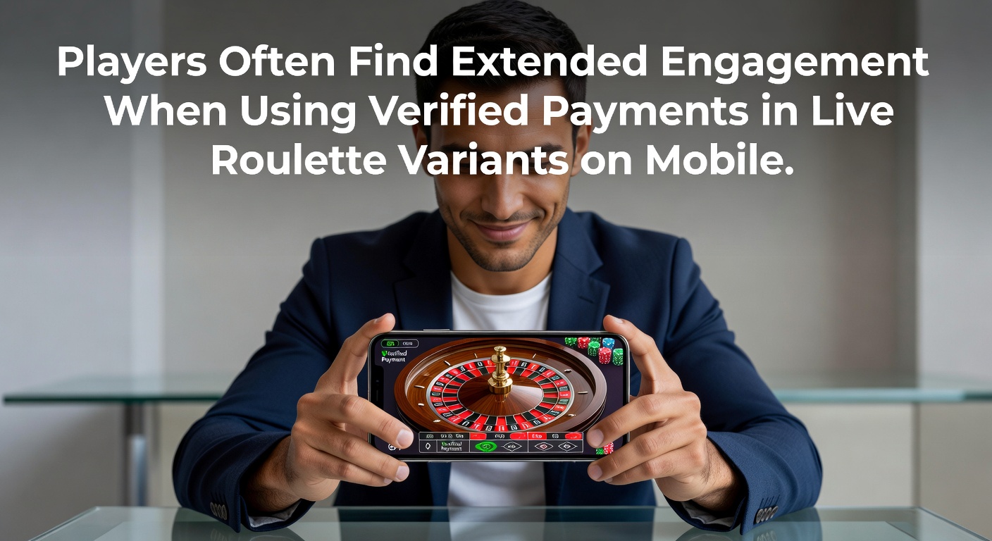 Live-Roulette auf einem Smartphone-Display mit integrierten verifizierten Zahlungsoptionen